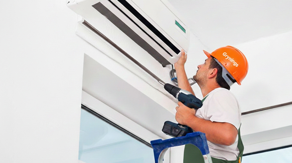 air conditioner grynings